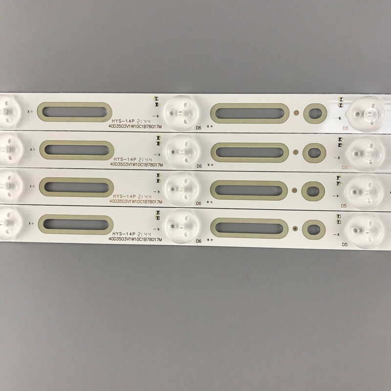 Tira conduzida Luz de Fundo (4) para HISENSE LED40EC191D LED40H166 LED40EC191C LED40K188 LED40EC290N SAMSUNG 2014CHI396 3228 LM41-00105A