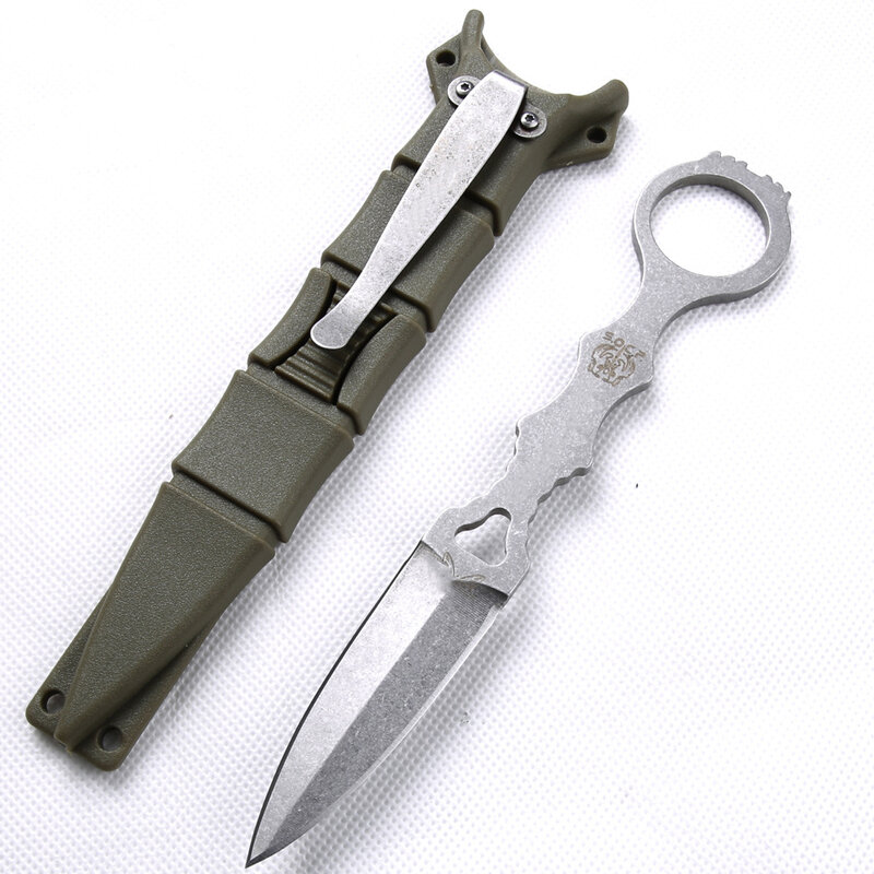 Cuchillo recto táctico D2 para exteriores, herramienta EDC de bolsillo BM 176, de seguridad, portátil, Militar