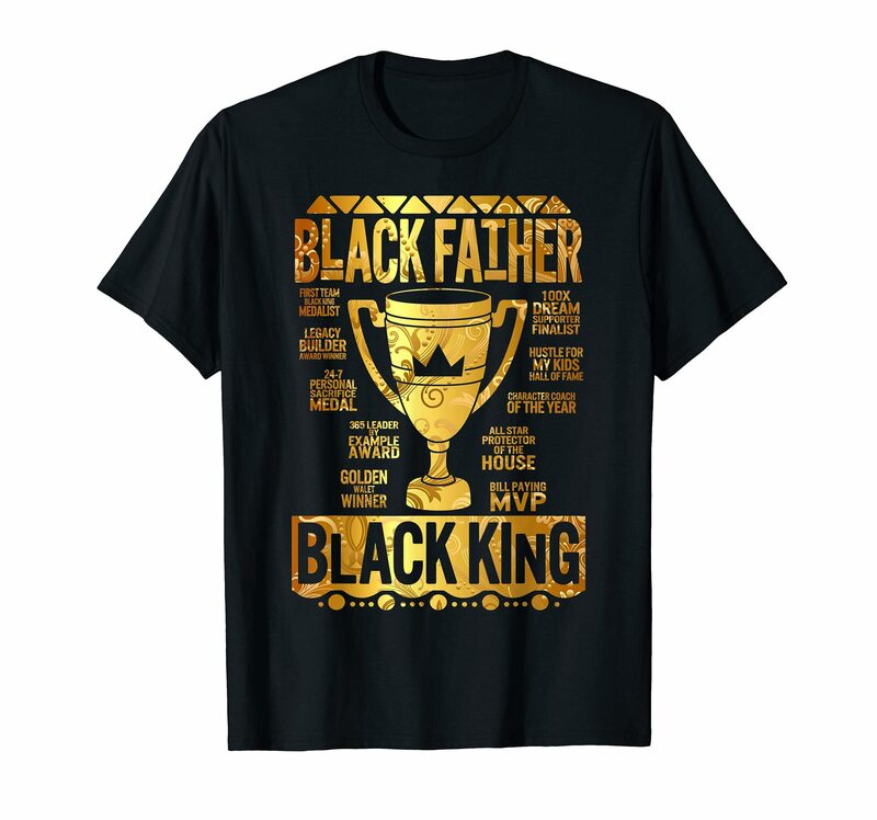 T-shirt a maniche corte da uomo estiva da donna Black KING Fashion Letter Printing Black Africa Map Top