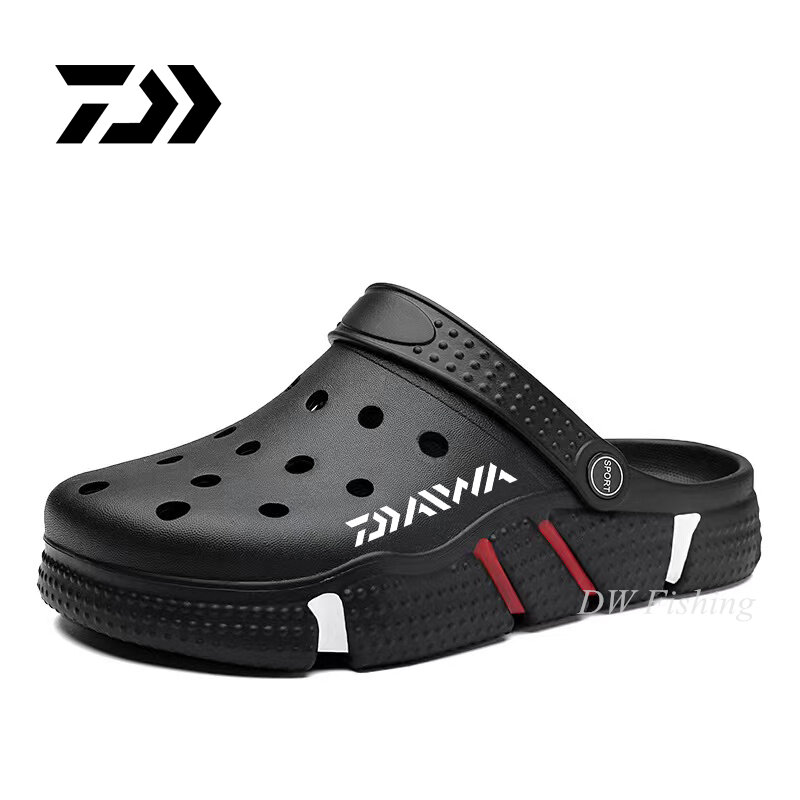 2022 daiwa sapatos de pesca verão das mulheres dos homens sandálias de praia antiderrapante sapatos de água ao ar livre respirável chinelo sandália