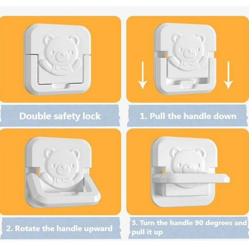 5pcs EU Power Socket Protector Cover Baby Kids Safety Guard Protection Child Anti Electric Electrical Outlet Plugs Rotate Covers