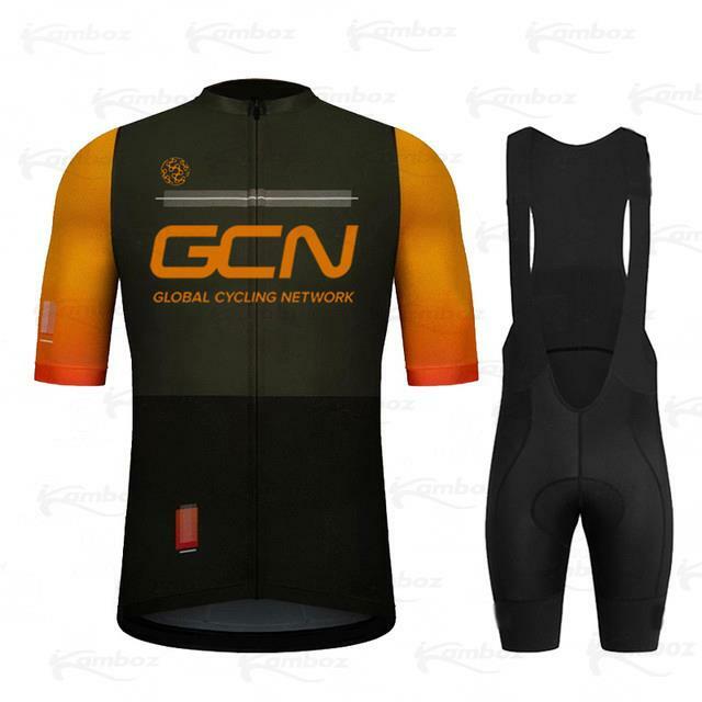 GCN Team koszulka kolarska z krótkim rękawem odzież rowerowa zestaw rowerowy MTB Maillot Ropa Ciclismo Bike sport odzież wyścigowa 2022 nowość