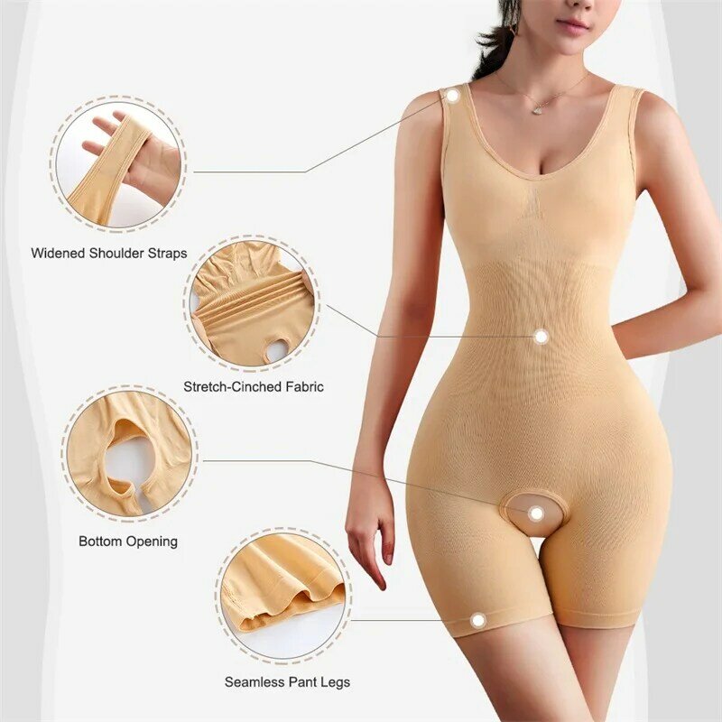 MiiOW Body Suit Shaper Panties Waist Trainer Sexy Corset Women's Binders And Shapers Fashion Nylon Belt Shaperwear