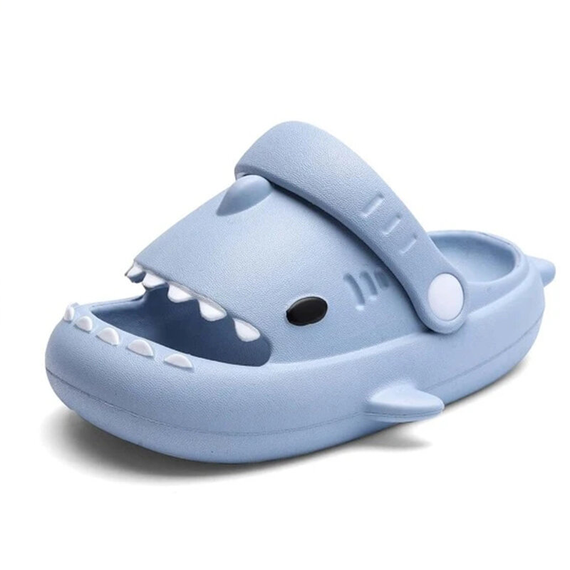 2023 New Cute Shark Shape Cartoon Children's Slippers Trend New Children's Sandals Outdoor Fashion Boys and Girls' Beach Shoes