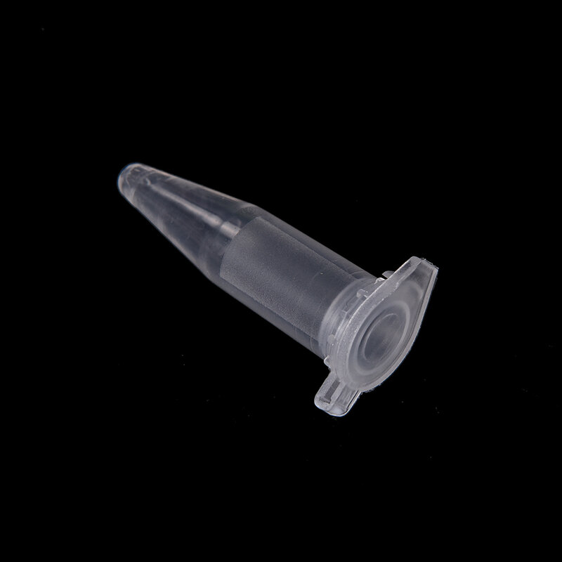 Recipiente plástico claro do tampão da pressão do tubo de ensaio do centrifugador do tubo de ensaio de 50 pces 1.5ml para fontes do laboratório do espécime da amostra do laboratório