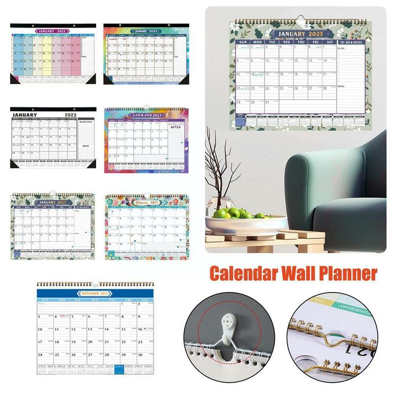 Calendario de escritorio en inglés 2023, Simple, pequeño y fresco, para pared creativa, 18 de junio de 2024, calendario de enero de 2023, W3H2