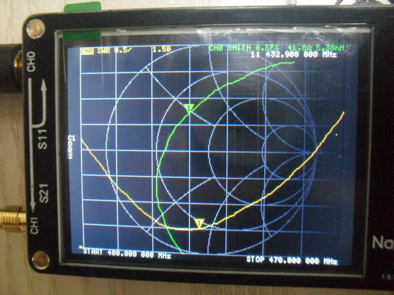 NanoVNA – analyseur de réseau vectoriel, écran LCD 2.8 pouces, na HF VHF UHF UV, analyseur d'antenne + batterie