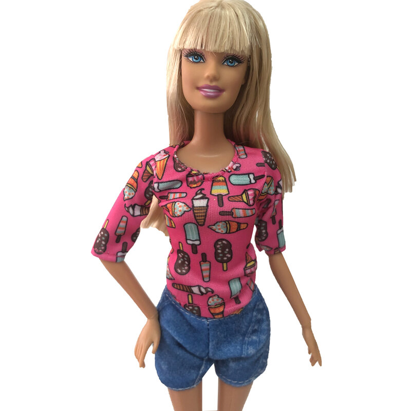 NK Offizielle 1 Set Mode Outfits Kleidung für Barbie Prinzessin Puppe Hosen Kleidung für 1/6 Puppen Haus Mädchen puppe Zubehör