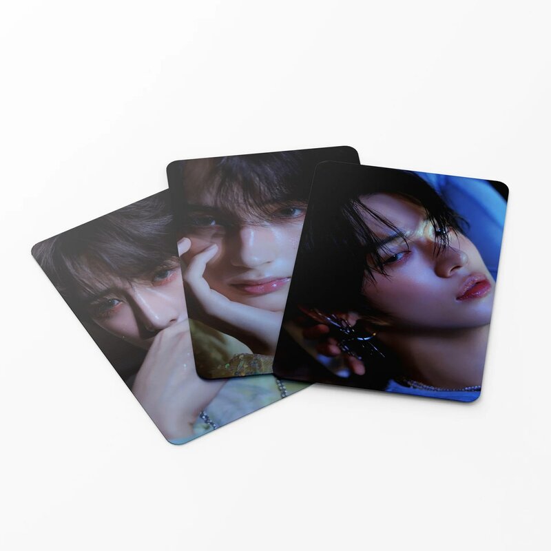 55 pçs kpop txt novo álbum cartão de tentação photocards lomo congelar foto cartão coreano moda meninos cartaz imagem fãs presentes