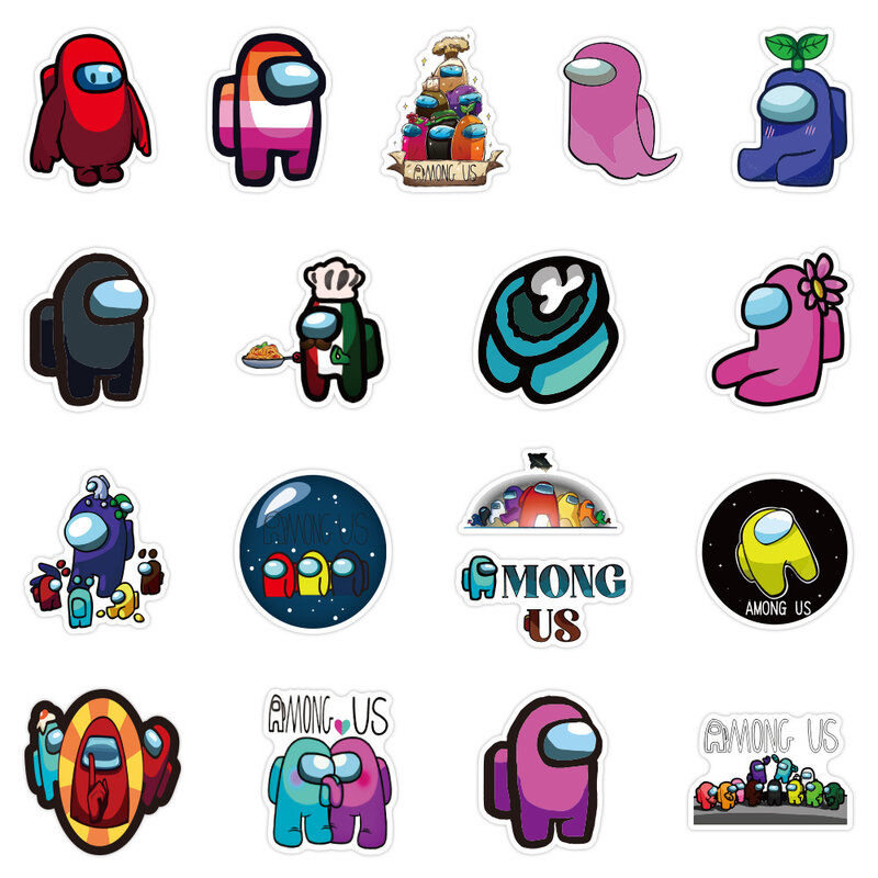 A0015 50pcs Hot sale Game Graffiti Stickers For Notebook Motorcycle Skateboard Computer Mobile Phone Decal Cartoon Toy