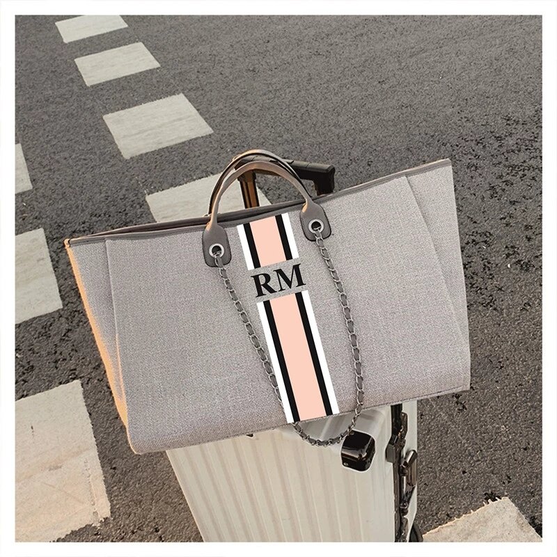 C Xiang C borse di tela da donna di alta qualità borsa a tracolla da donna a catena di grande capacità borsa a tracolla da donna Casual di moda