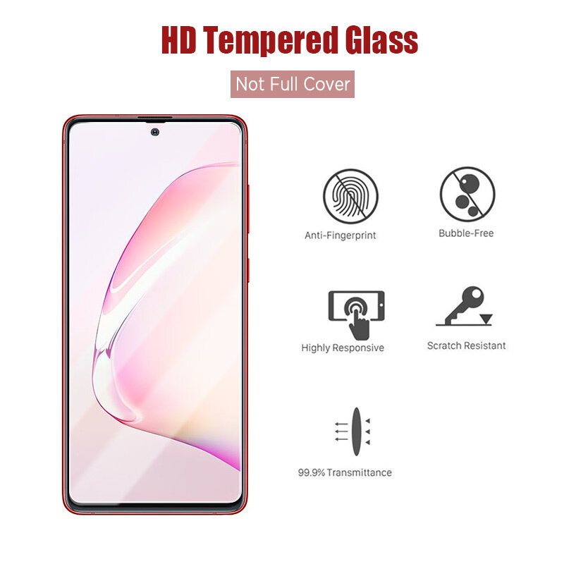 4PCS Tempered Glass for Samsung Galaxy A50 A51 A52 A40 A20e A20 A10 Screen Protector for Samsung A31 A32 A21S A71 A72 A70 Glass