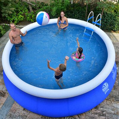 Inflatable สระว่ายน้ำคุณภาพสูงเด็กและผู้ใหญ่ใช้ Paddling สระว่ายน้ำขนาดใหญ่ Inflatable ชุดว่ายน้ำสำหรับผู้ใ...