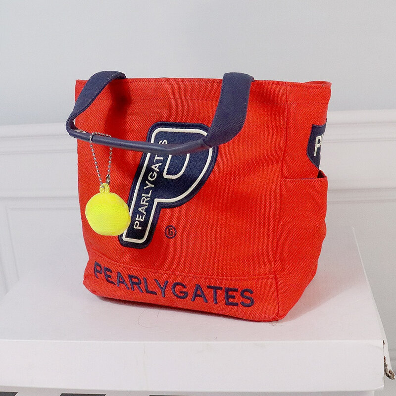 2022 New  Golf Bag  women General Large-capacity Canvas Handbag Cartoon Embroidery Storage Bag golf Equipment