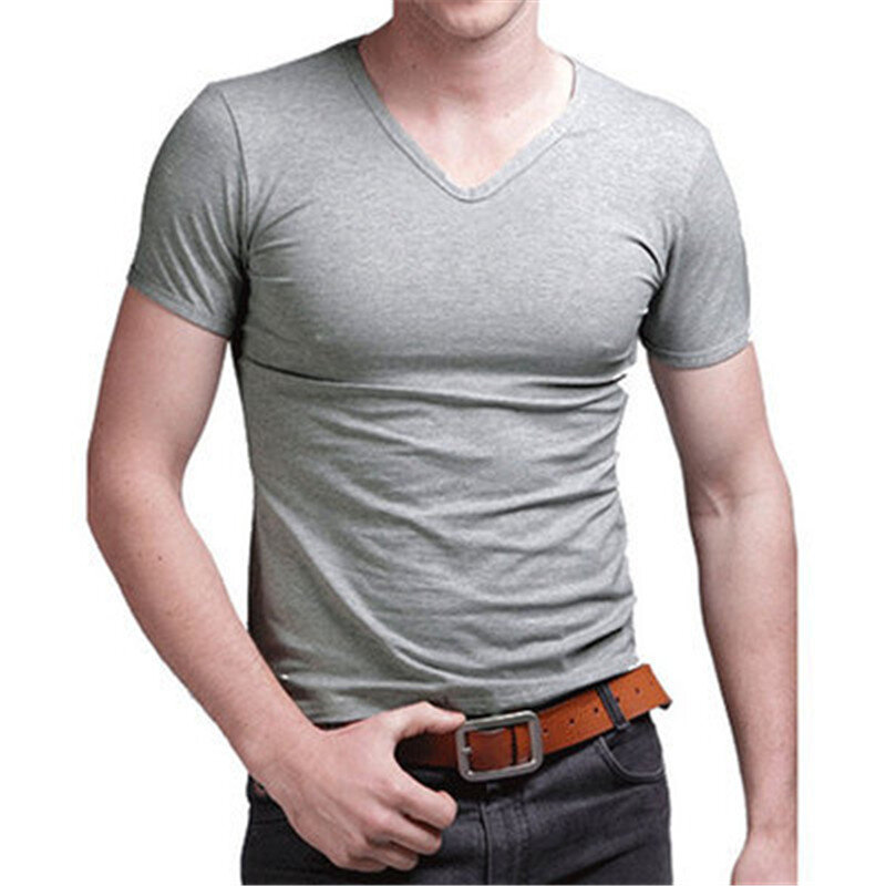 2422- R-versão da tendência de estudantes dos homens T-shirt dos homens T-shirt confortável