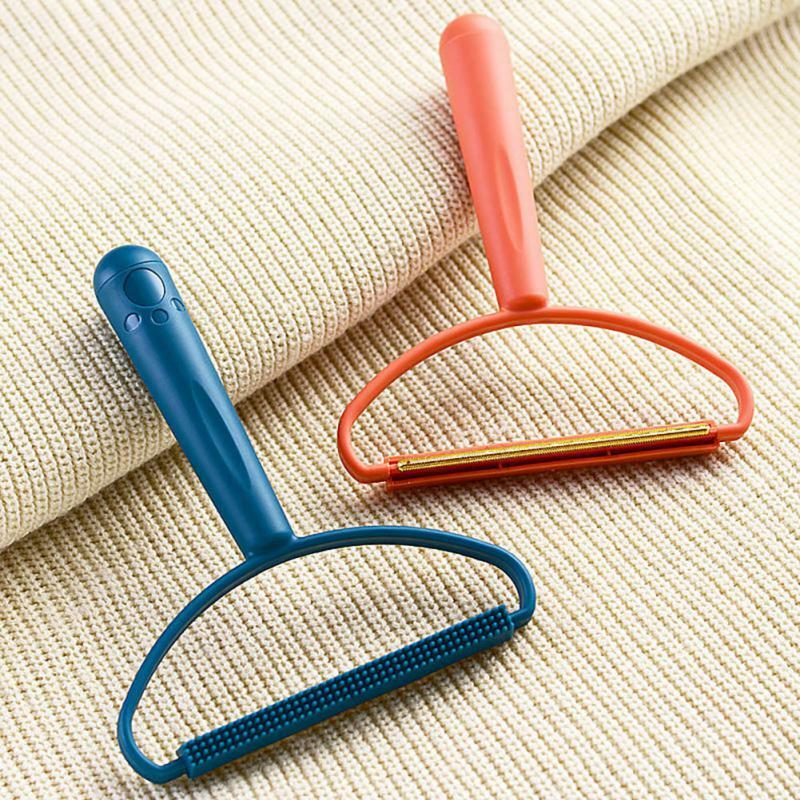 Manual Lint Remover Clothes Fuzz Lint Roller Portable Cleaning Tools Fabric Fluff Remover for Woolen Coat Sweater Pet Hair Brush