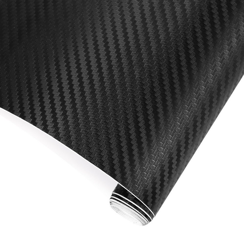 Envoltura de vinilo a rayas para motocicleta y coche, rollo de película protectora impermeable, negra brillante, 10cm x 600cm