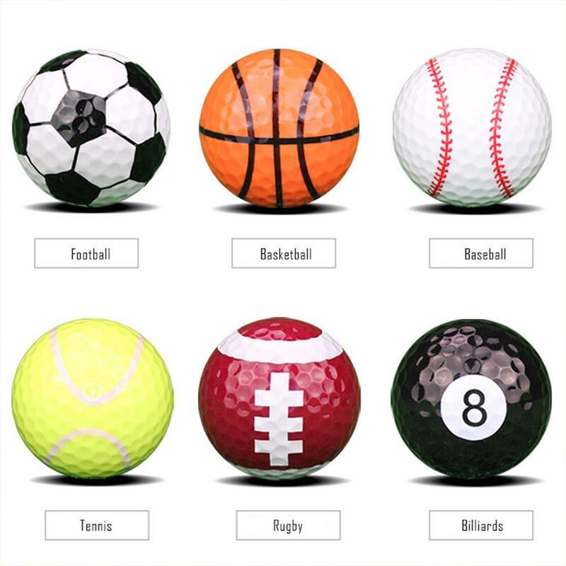 Bolas de Golf creativas de 42,7mm, juguete de simulación, juego de entrenamiento, pelota de competición, práctica deportiva, juguetes de actividades