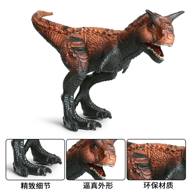 Новая детская имитация Реалистичного динозавра Юрского периода, модель животного карнозавра, ПВХ экшн-фигурка, высокое качество, Детская образовательная игрушка, подарок