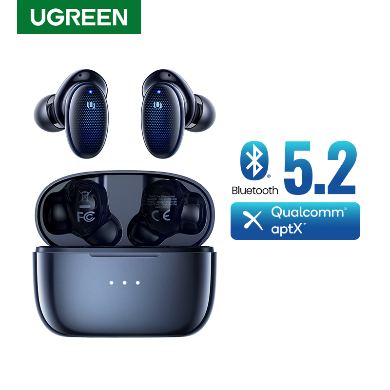 Ugreen-auriculares inalámbricos TWS HiTune X5, por Bluetooth 5,2, Qualcomm QCC3040 aptX códec
