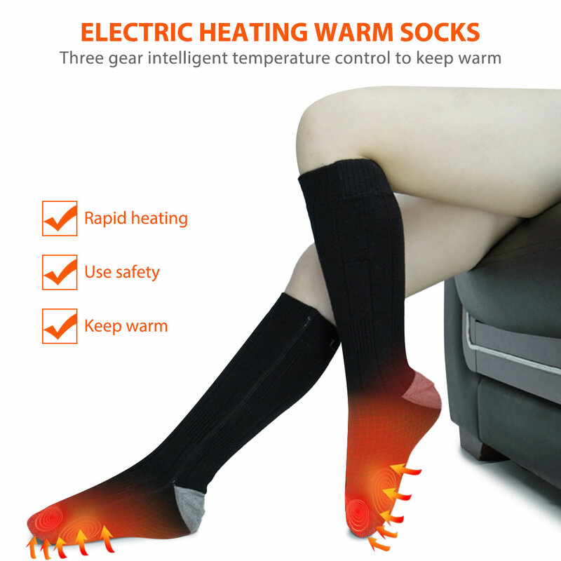 ฤดูหนาวอุ่นถุงเท้าความร้อนอัตโนมัติถุงเท้าผู้ชายและผู้หญิงกีฬาถุงเท้าการบีบอัด