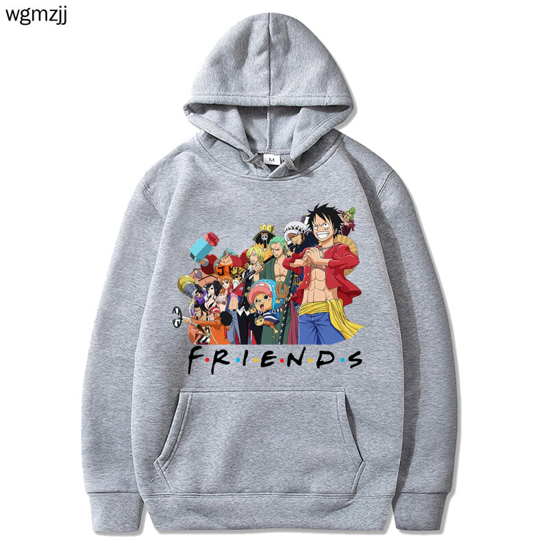 Anime One Piece Hoodie Men and women Harajuku Pullover Sweatshirts Long Sleeve Loose Streetwear Hoodie Tops