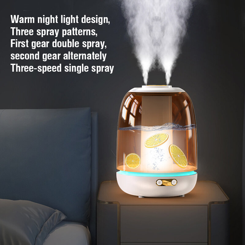 3000ML Doppel Spray Luftbefeuchter Ultraschall Nebel Nebel Maker Ätherisches Öl Diffusor Für Home Office Baby Zimmer