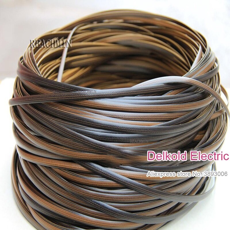 500g Coffee gradient flat synthetic rattan weaving material plastic rattan for knit and repair chair table synthetic rattan