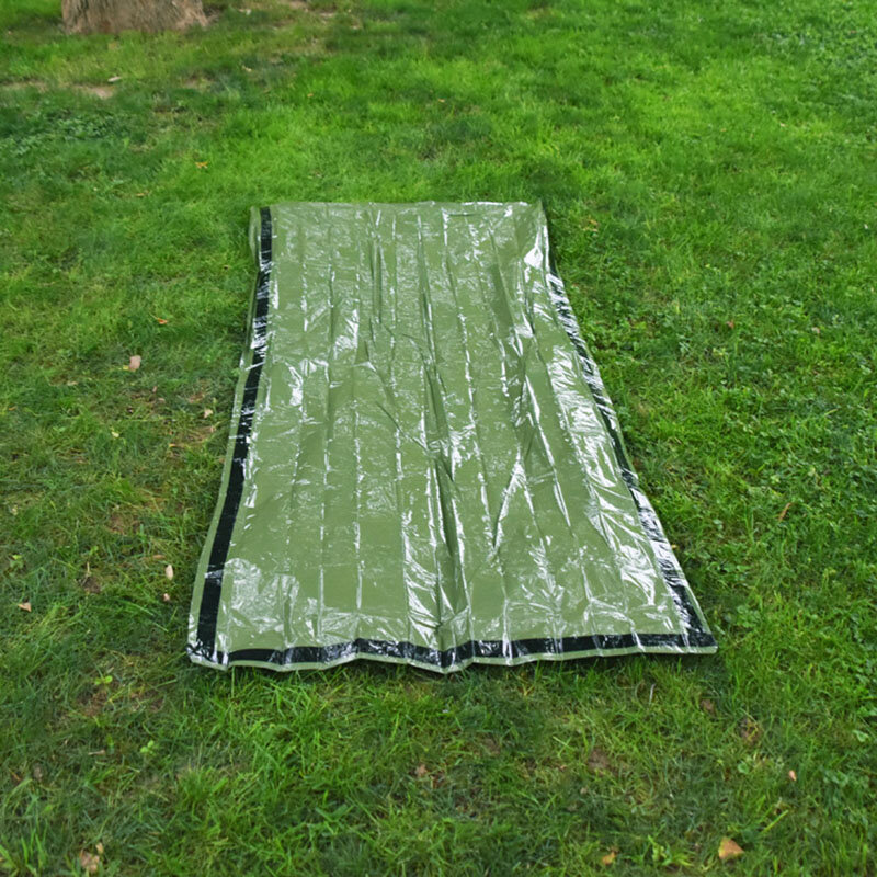 Saco de dormir de emergencia térmico ligero, impermeable, Bivy Sack-Manta de supervivencia, bolsas de Camping