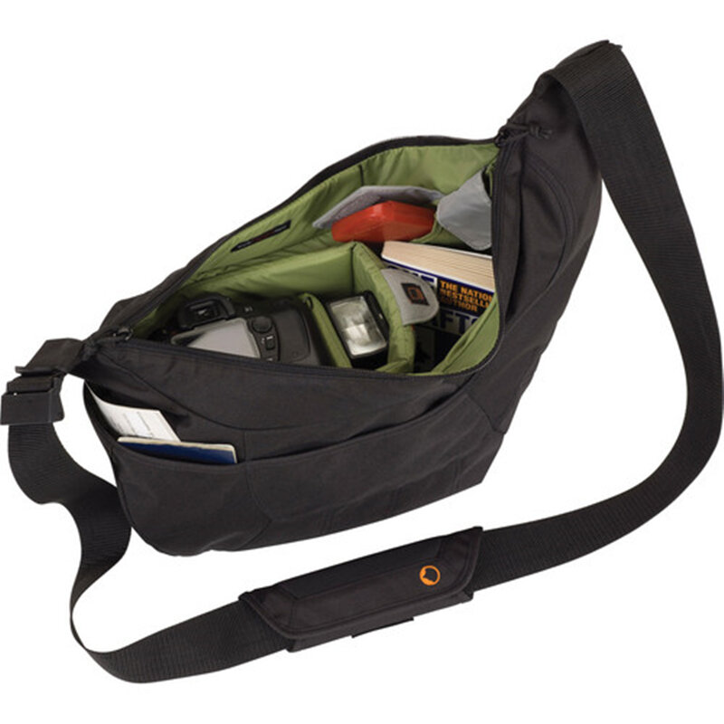 Lowepro DSLR Camera Bag, Passaporte Sling, Foto Digital SLR Camera Carry, Protetor, Novo