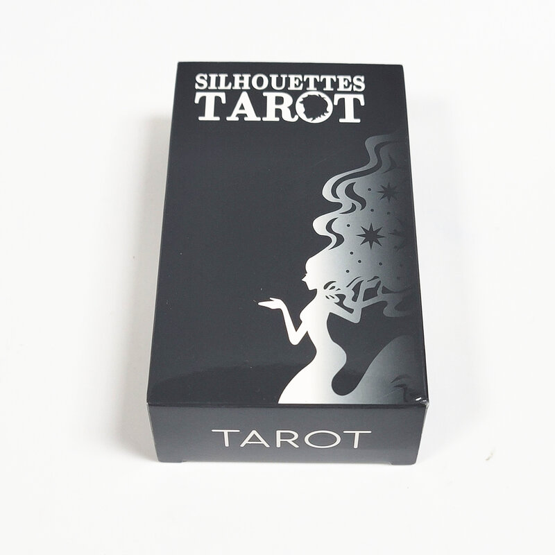 ใหม่12X7ซม.Silhouettes Tarot Tarot ใหม่ Oracle บัตรคู่มือ Tarot การ์ดเกมตารางเกม