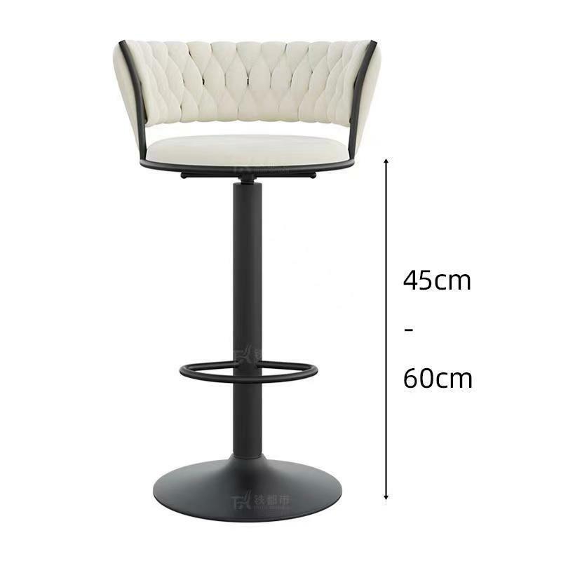 Nordic Minimalista Front Desk Chair, cadeira alta, Bar Stool, Elevador Chair, Modern Home