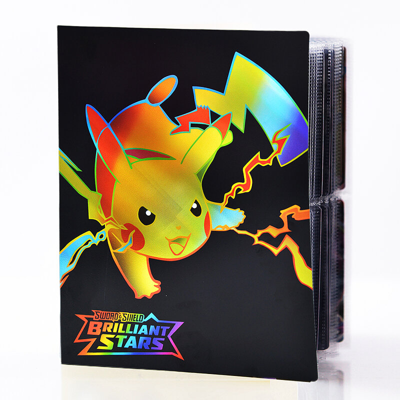 Mewtwo-portatarjetas de Pikachu para niños, carpeta protectora de tarjetas de Anime, cuaderno de juguete, álbum de Pokemon, 240 piezas