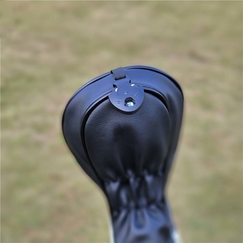 Golfe de madeira headcovers golf club cabeça capa para motorista fairway híbrido protetor couro do plutônio capas madeira