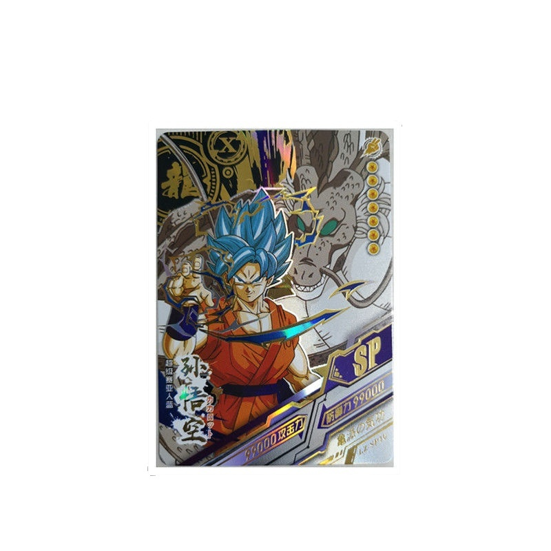Tarjeta de Dragon Ball SSP, juego completo de 1-2-3 bombas, compra SP CP UR SSR, tarjeta de colección de Anime Felisa Sun Wukong