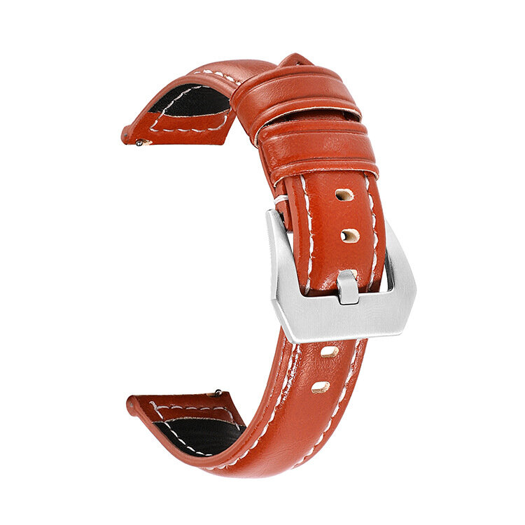 Retro cera de óleo couro pulseiras pulseira 18mm 20mm 22mm 24mm preto marrom feminino masculino pulseira de relógio acessórios