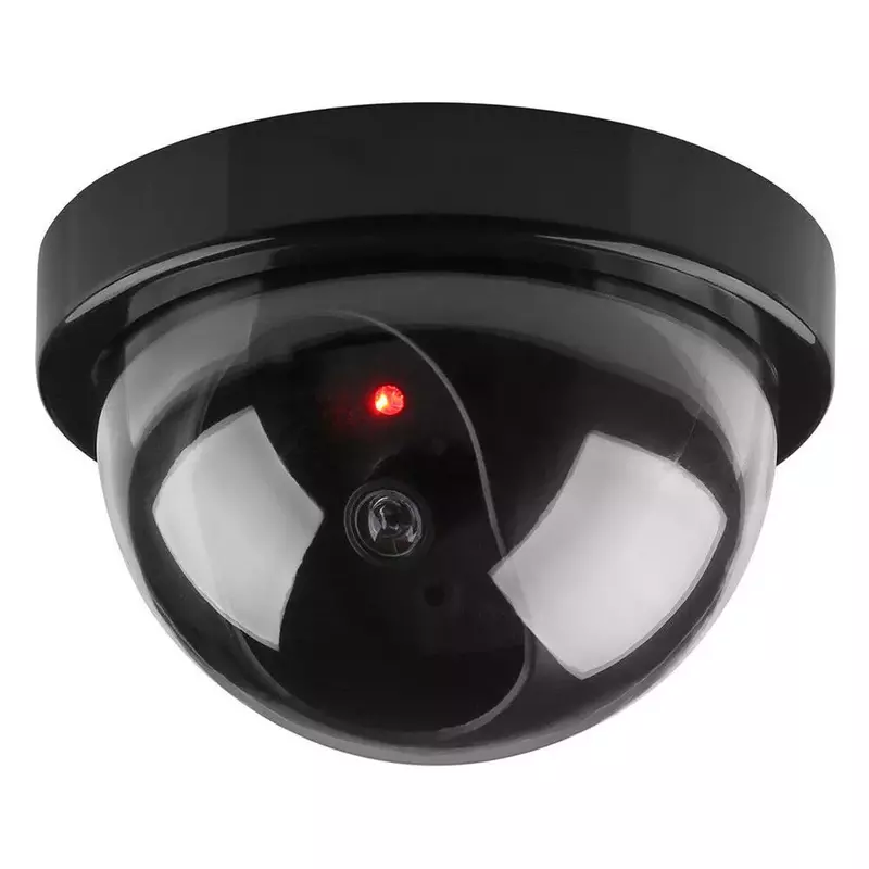 Fake Dummy Camera Dome Indoor Outdoor Simulation Camera Home Security Surveillance Simulated Camera Led Monitor