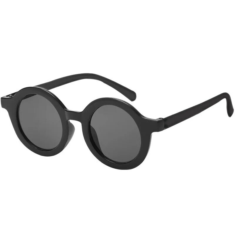 موضة جديدة طفل رضيع لطيف النظارات الشمسية طفلة بوي نظارة شمسية بلاستيك أطفال ريترو اكسسوارات عادية للأطفال النظارات الشمسية