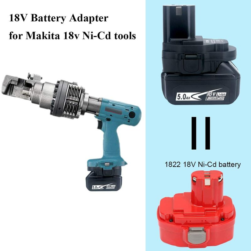 MT20MN 18V Lithium Battery To Ni-Mh Ni-Cd Li-Ion Battery Converter Adapter for Makita Bl1860B/Bl1860/Bl1850B/Bl1850/Bl1840/Bl183
