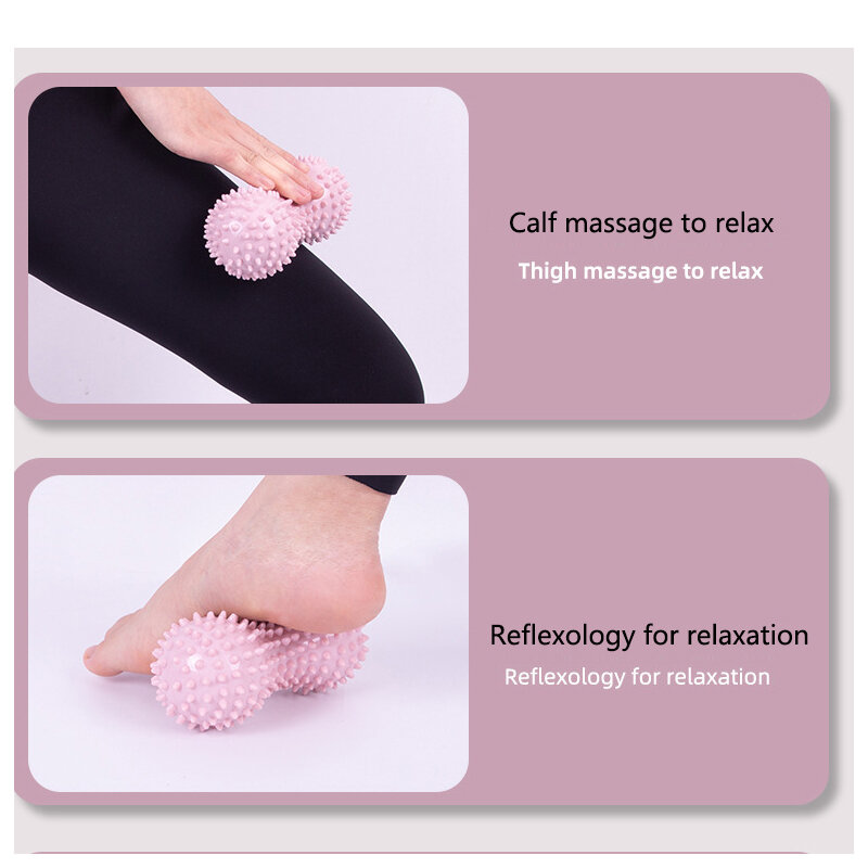 Yoga Massage Ball Plantar Fascia Ball Exercise Muscle Relaxation Fitness Ball Body Acupuncture Meridian Pvc Hedgehog Ball