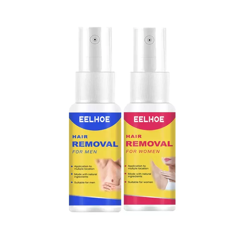 10ml/20ml/30ml/50ml Professional Hair Removal Spray Super Natural Painless Permanent For Women / Men Whole Body Depilatory Cream