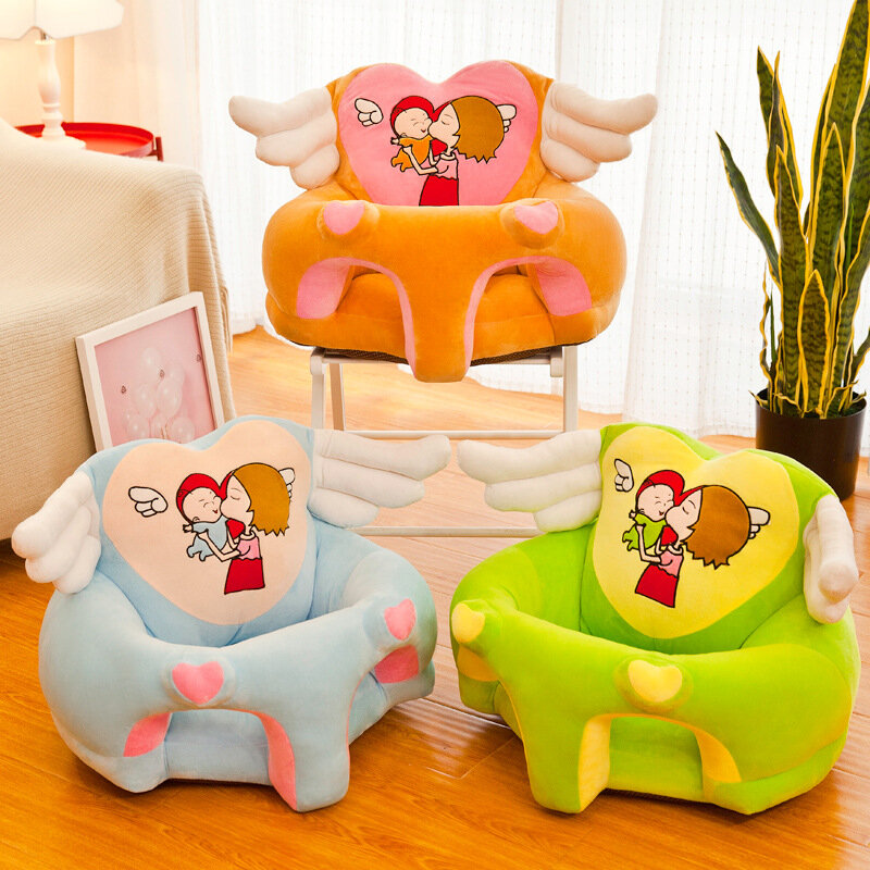 Children's Learning Chair Plush Toddler Learning To Sit On Sofa Baby Birthday Gift Seat Dropshipping