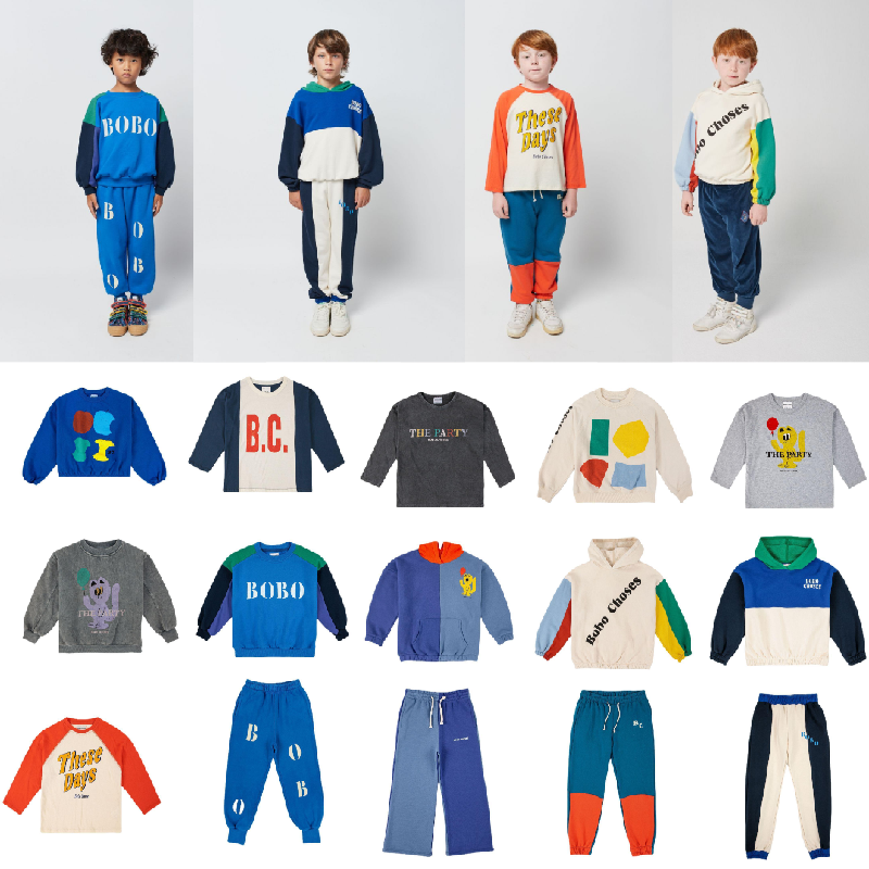23 Весенний Новый BC свитер брюки с длинным рукавом комплект для детского сада [spot]