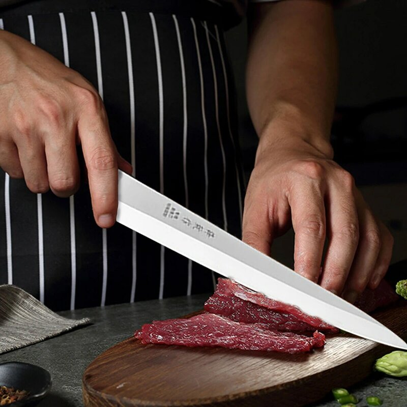 Stainless Steel Sushi Knife Chef Knife Cooking Knife Fish Fillet Knife Multi-function Sashimi Knife Fish Raw Knife