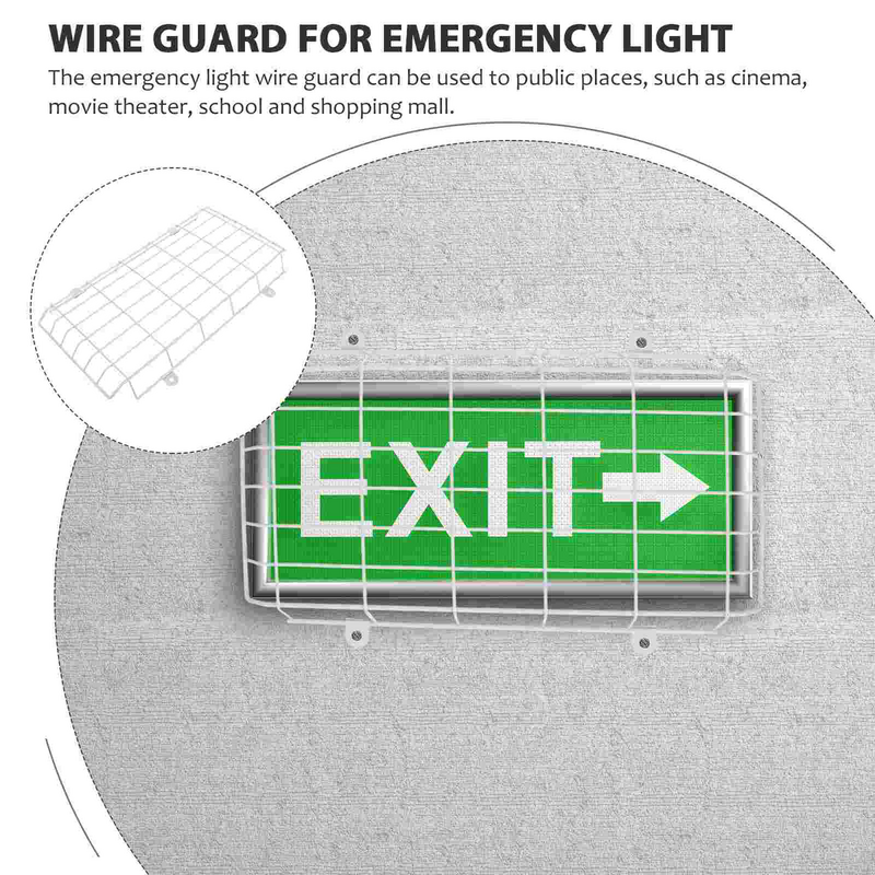 Copertura del segnale di uscita in metallo segnale di uscita protezione del cavo protezione della parete della luce di emergenza
