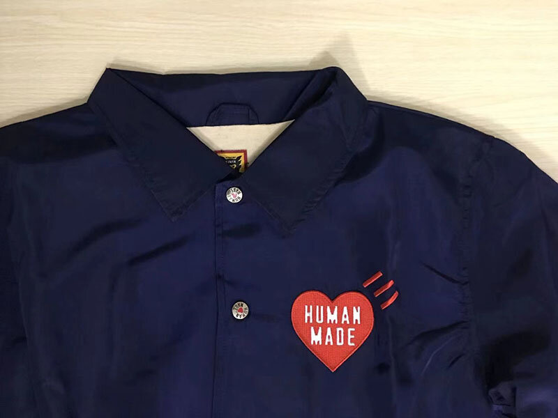 Człowieka wykonane kurtka ponadgabarytowych japoński haftowane miłość mężczyźni kobiety 1:1 wysokiej jakości człowieka wykonane Top