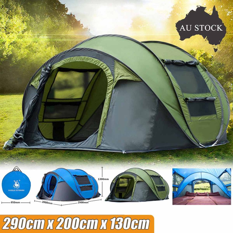 Automatische Pop-up Zelt, 5-8 Person Im Freien Instant Setup Zelt 4 Saison Wasserdichte Zelt für Wandern, Camping, Reisen