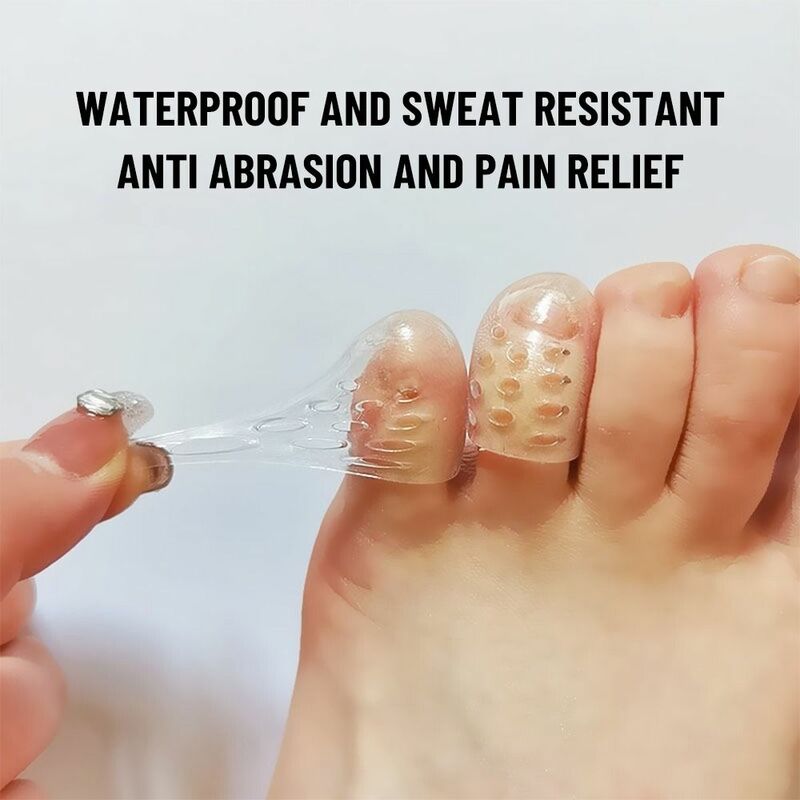 10PCS Scalable Alta Elasticidade Alívio Foot Pain Pad Toe Separator Silicone Respirável Toe Toe Protector