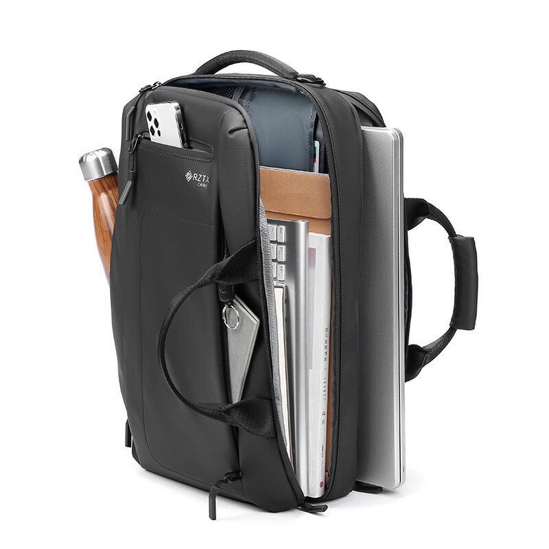 Mochila De Negocios multifuncional para hombre, bolso escolar para estudiantes, bolsa de viaje para exteriores, mochila cruzada para ordenador