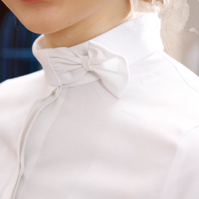 Teahouse Kotofusa kombinezony z krótkim rękawem mundury lato elegancki biały Oxford SPA centrum zdrowia odzież robocza Salon kosmetyczny